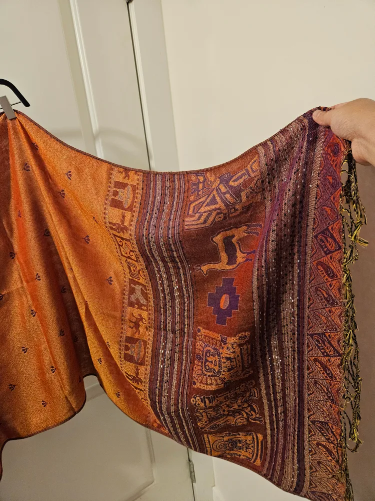 New Peruvian Artisan Shawl Wrap image indicator(4)