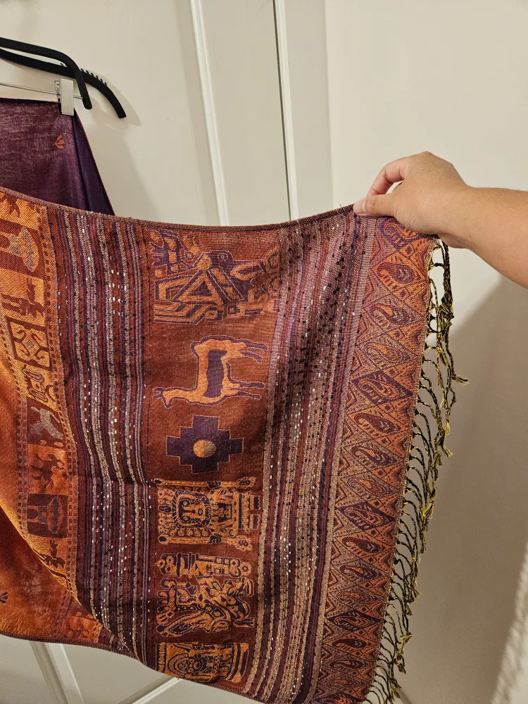 New Peruvian Artisan Shawl Wrap image indicator(5)