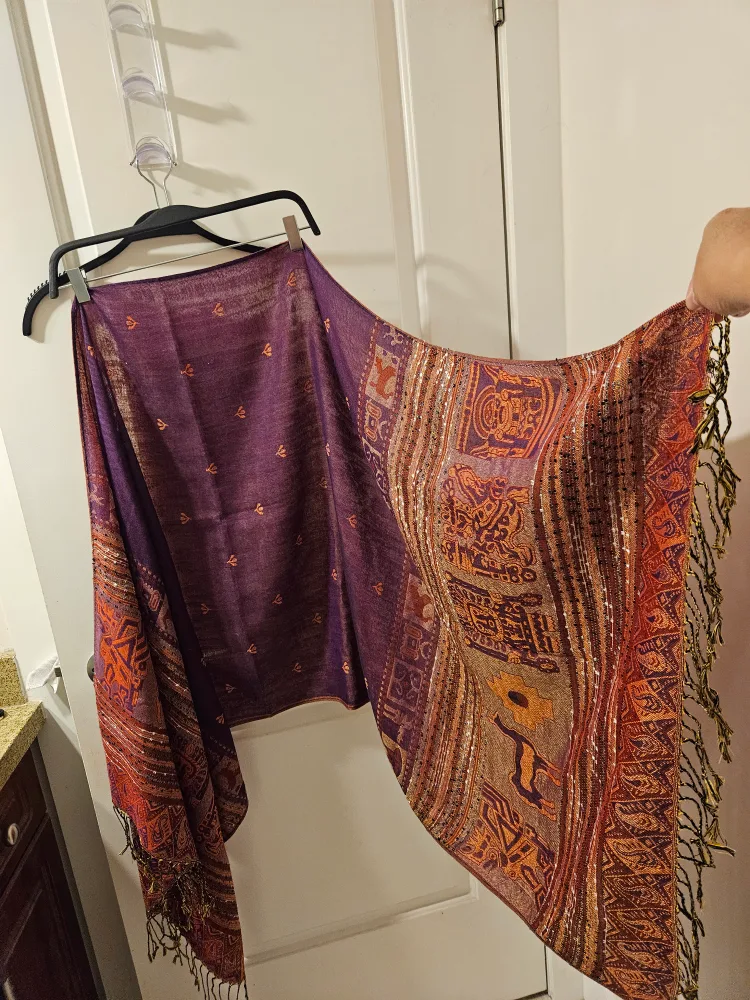 New Peruvian Artisan Shawl Wrap image indicator(7)