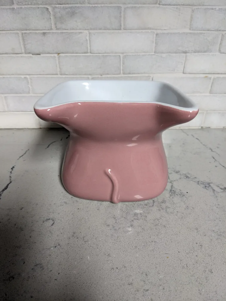 Cute pink pet food dish image indicator(2)
