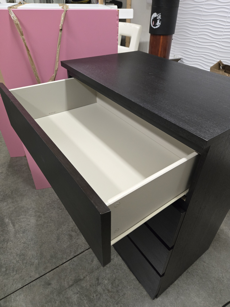 IKEA Malm Dark Brown 4-Drawer Dresser - photo 2