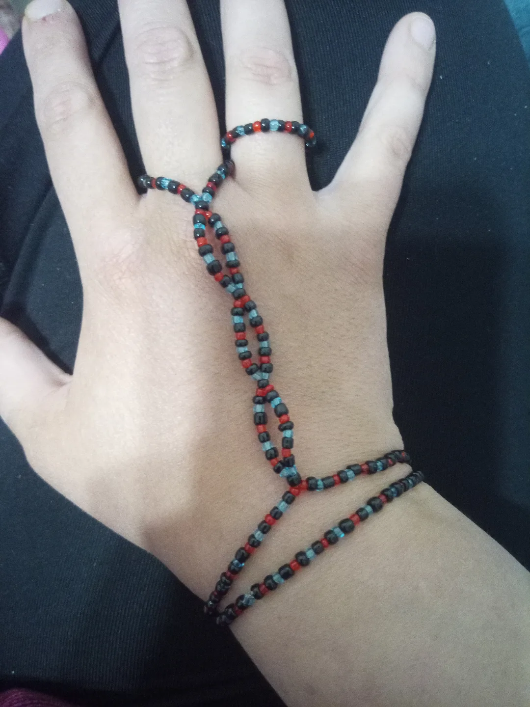 Beaded ring and bracelet thumbnail