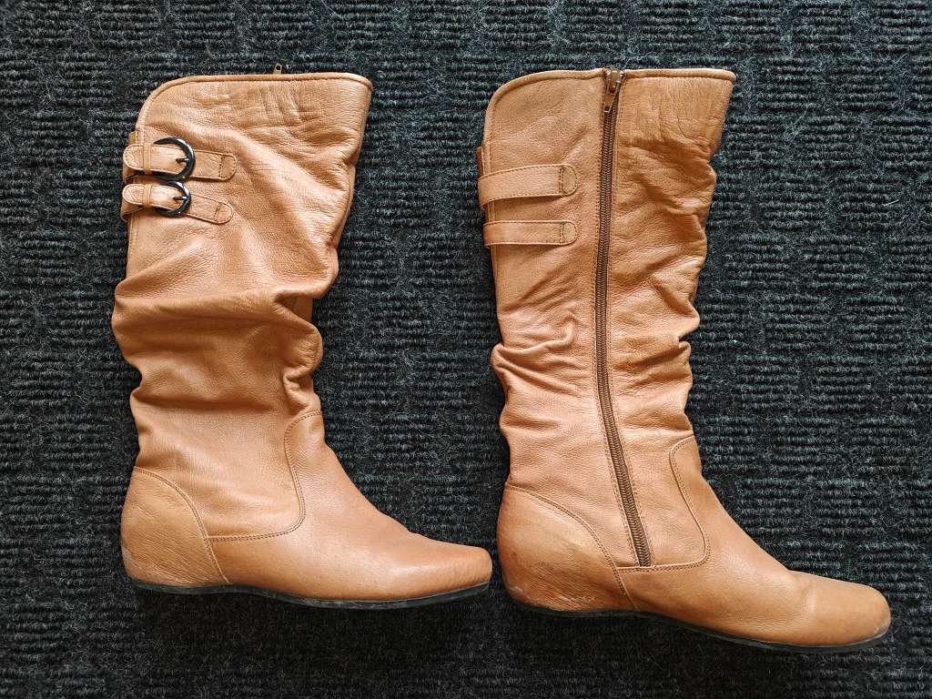 Taxi Elite Leather Tall Leather Winter Boots Size EUR 38 (US 8) thumbnail