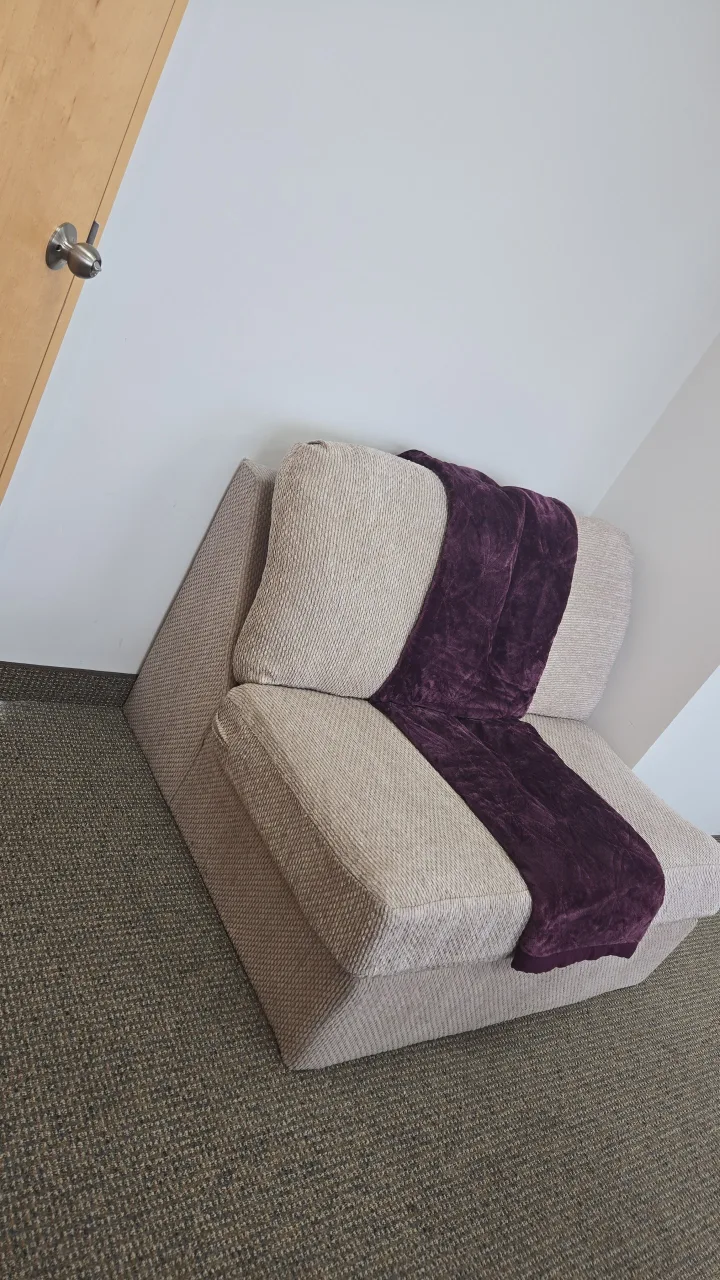 Beige Modular Sectional Sofa Piece thumbnail