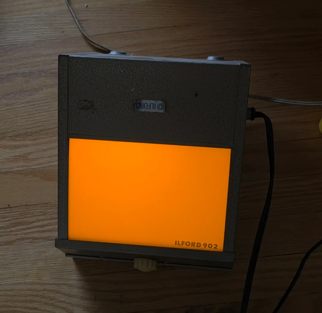 Ilford Darkroom Lamp with 902 Brown Filter thumbnail