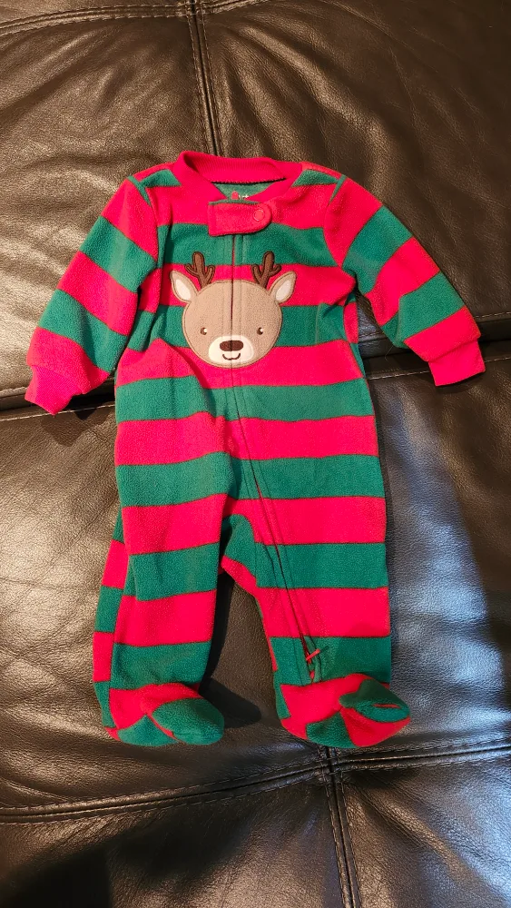 Carter's Baby Sleepers Bundle set of 3 size Newborn thumbnail
