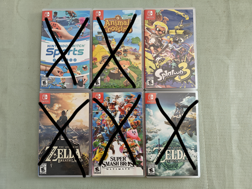 Nintendo Switch Game Lot