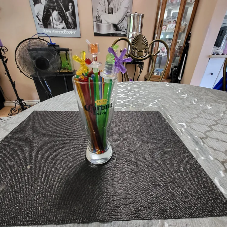 Corona Extra Glass with Vntg Cocktail Picks thumbnail
