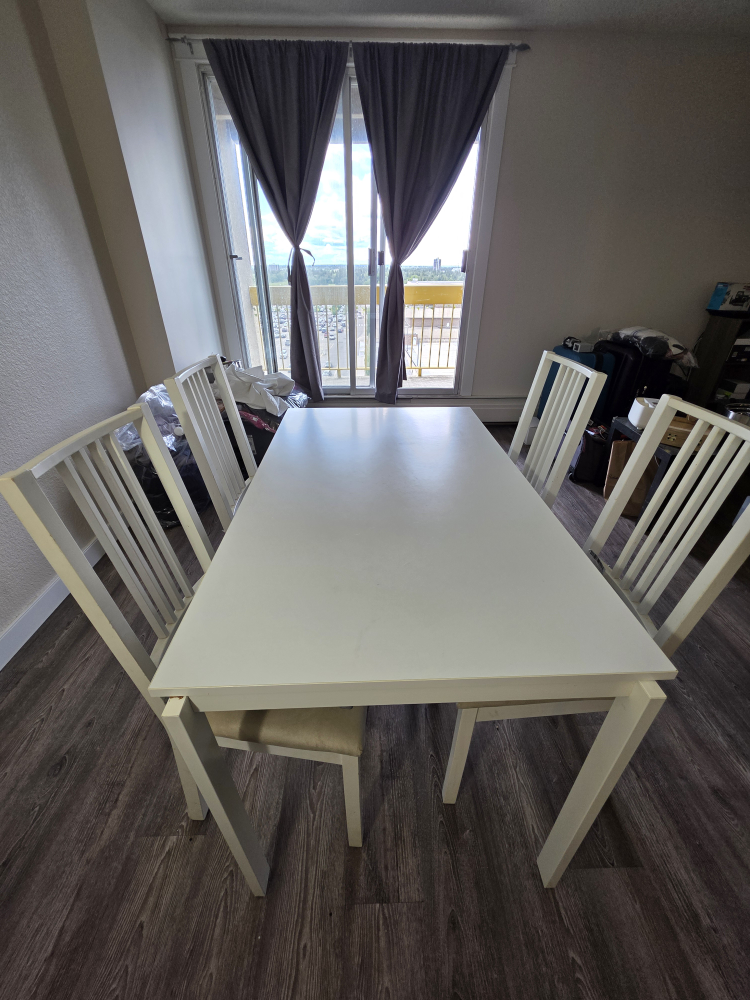 IKEA Dining Table with 4 Chairs - photo 2