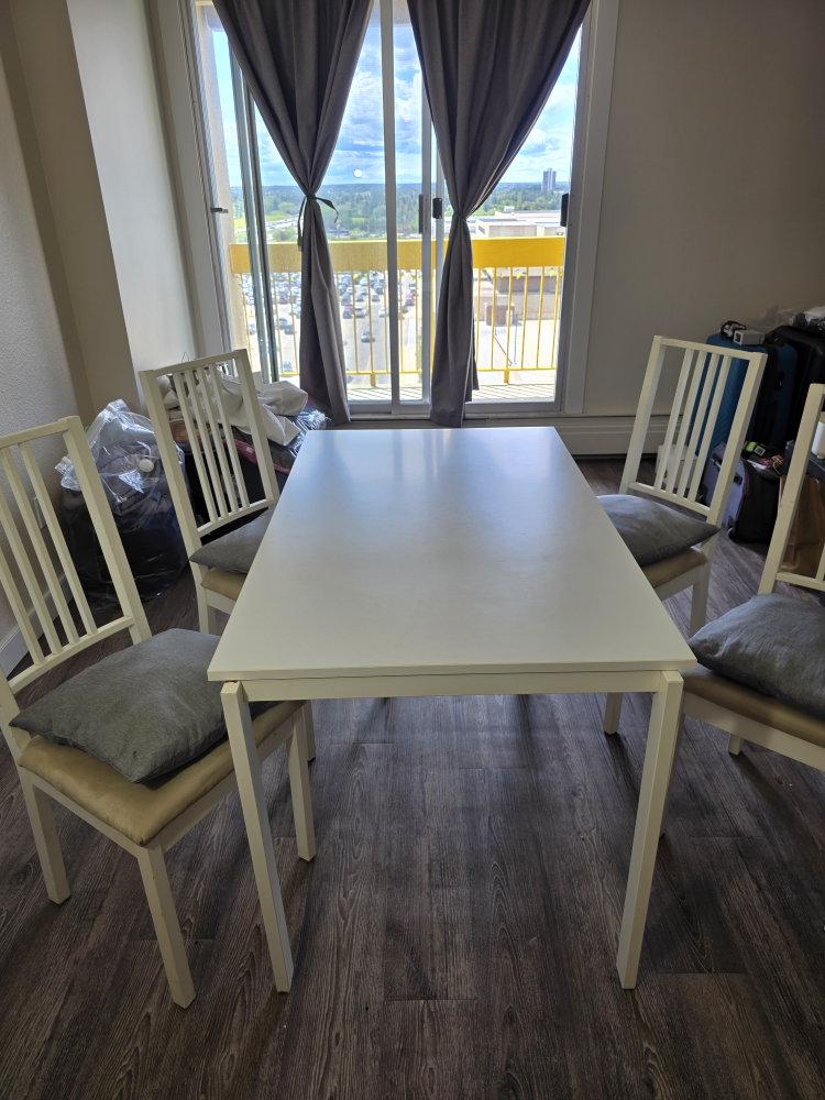 IKEA Dining Table with 4 Chairs - photo 4