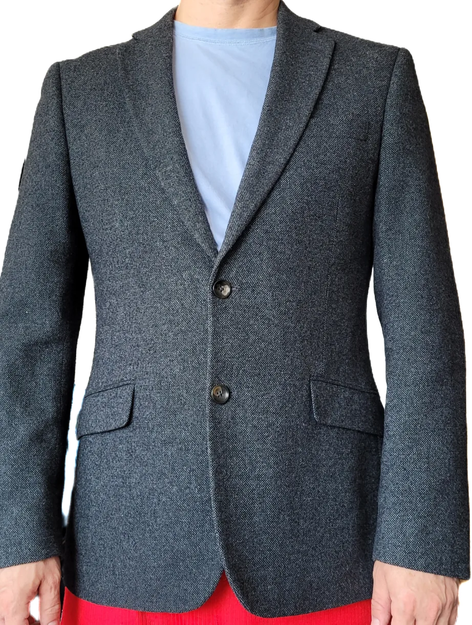 M&S Charcoal Wool Blend Blazer thumbnail