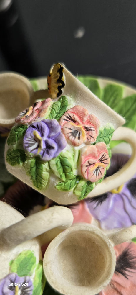 Miniature Floral Tea Set - photo 2