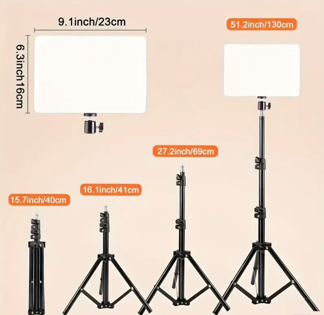 LED Fill Light with Adjustable Stand