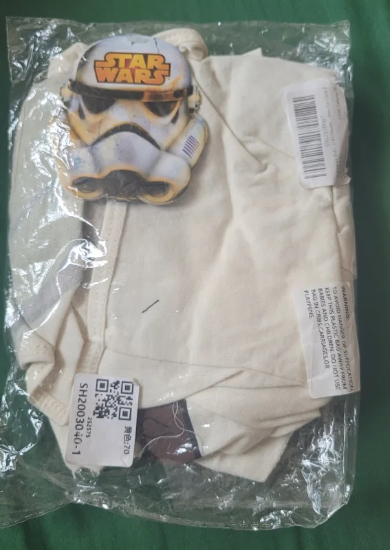 Brand New with Tag Star Wars Hooded Yoda Tank Small image indicator(2)