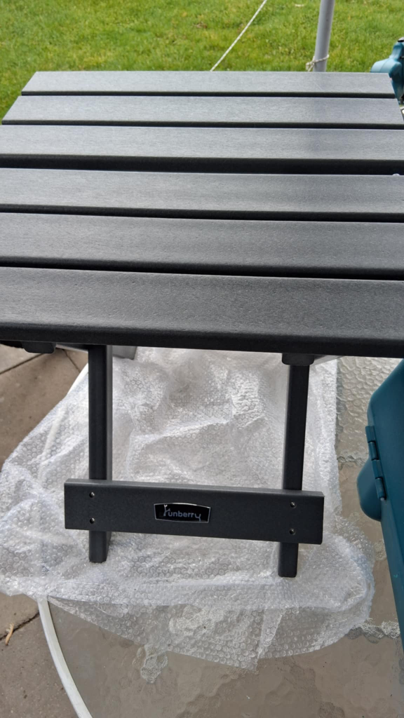 Gray Outdoor Table