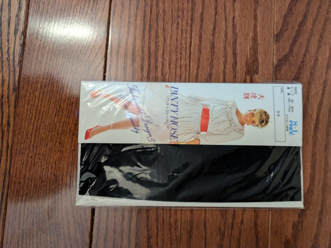 🌞#freecycle, New Panty Hose - Size S-L, Black thumbnail