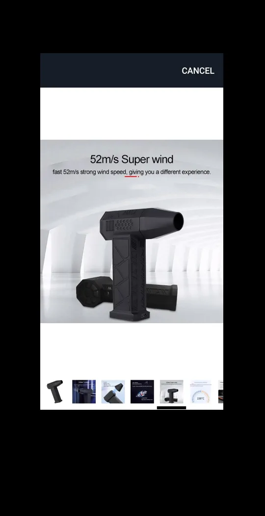 Mini Blower Turbo Jet Fan image indicator(4)