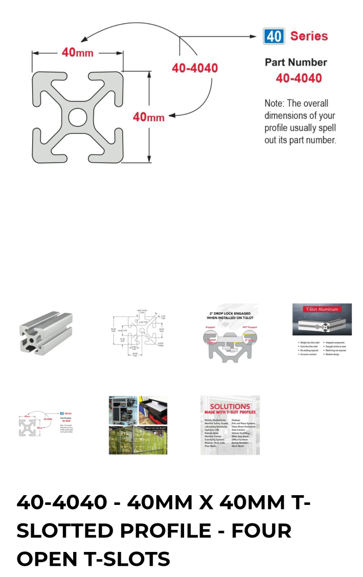 8 foot 440 Aluminum Extrusion - photo 5