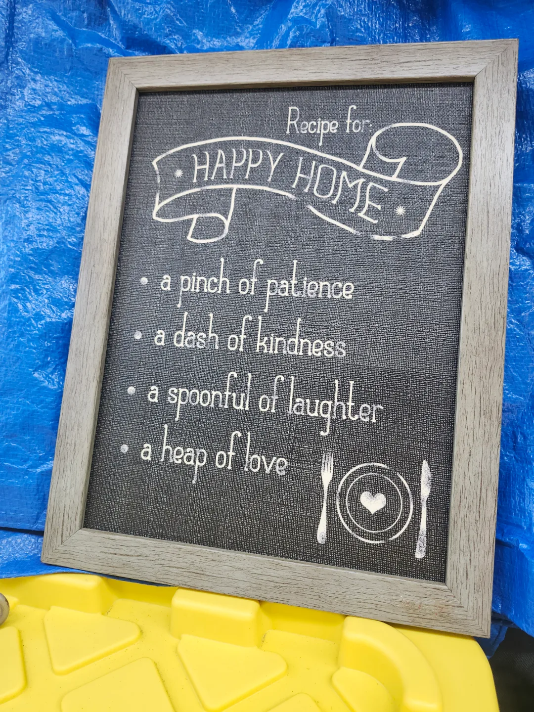 Happy Home Recipe Wall Art thumbnail