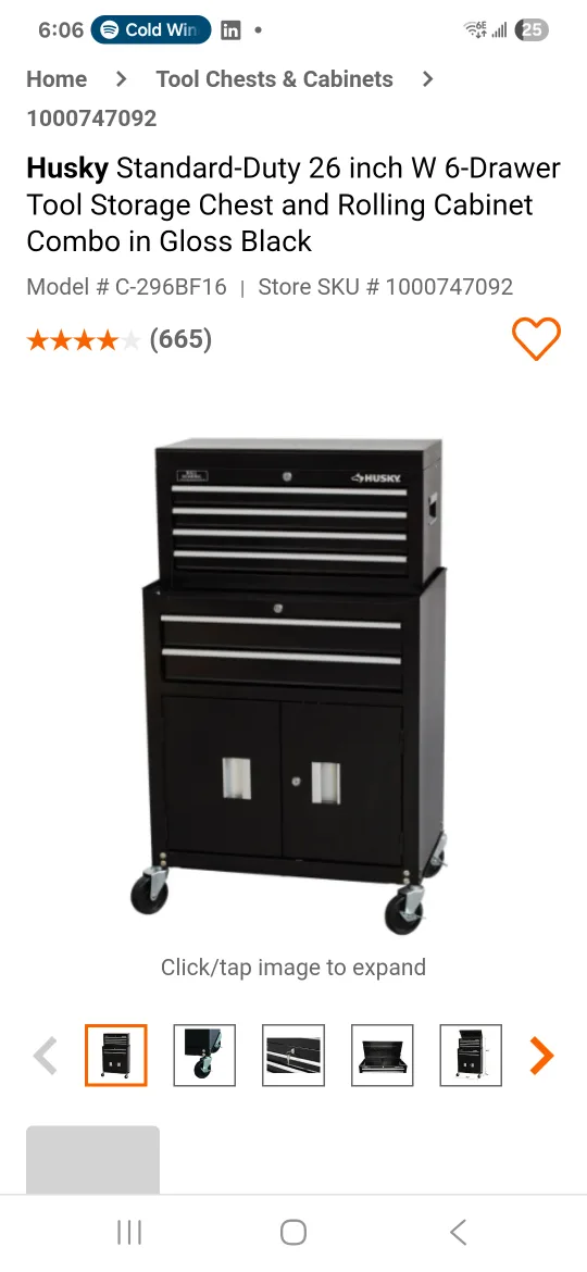 Stanley Rolling Tool Chest with Socket Set image indicator(3)