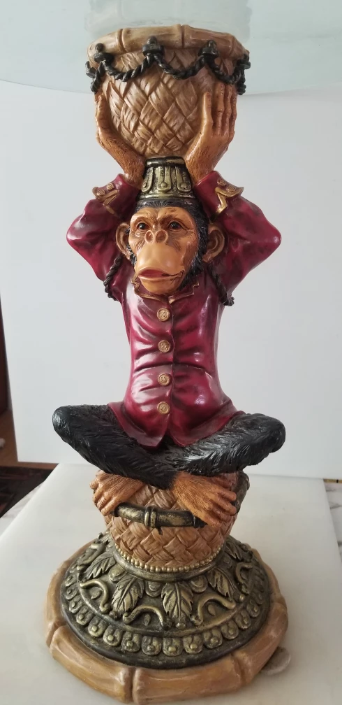 Funky Monkey glass top table - photo 3