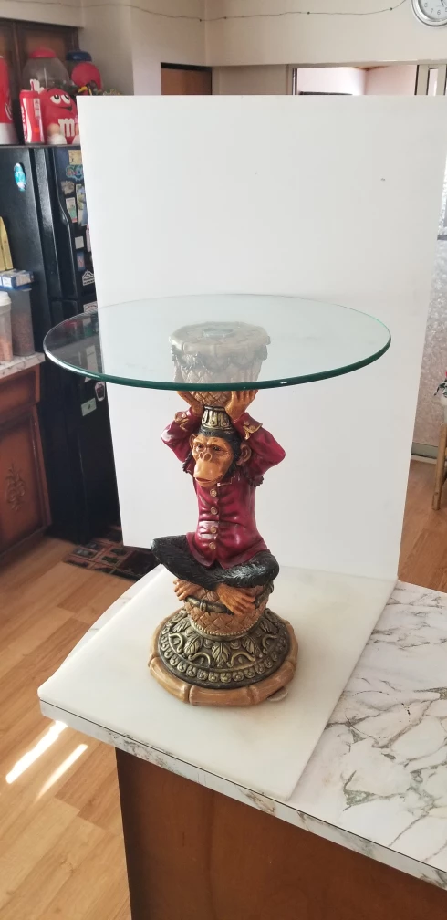 Funky Monkey glass top table - photo 5