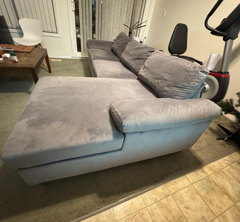 Grey Sectional Sofa - photo 2