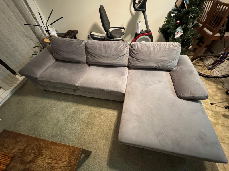 Grey Sectional Sofa - photo 3