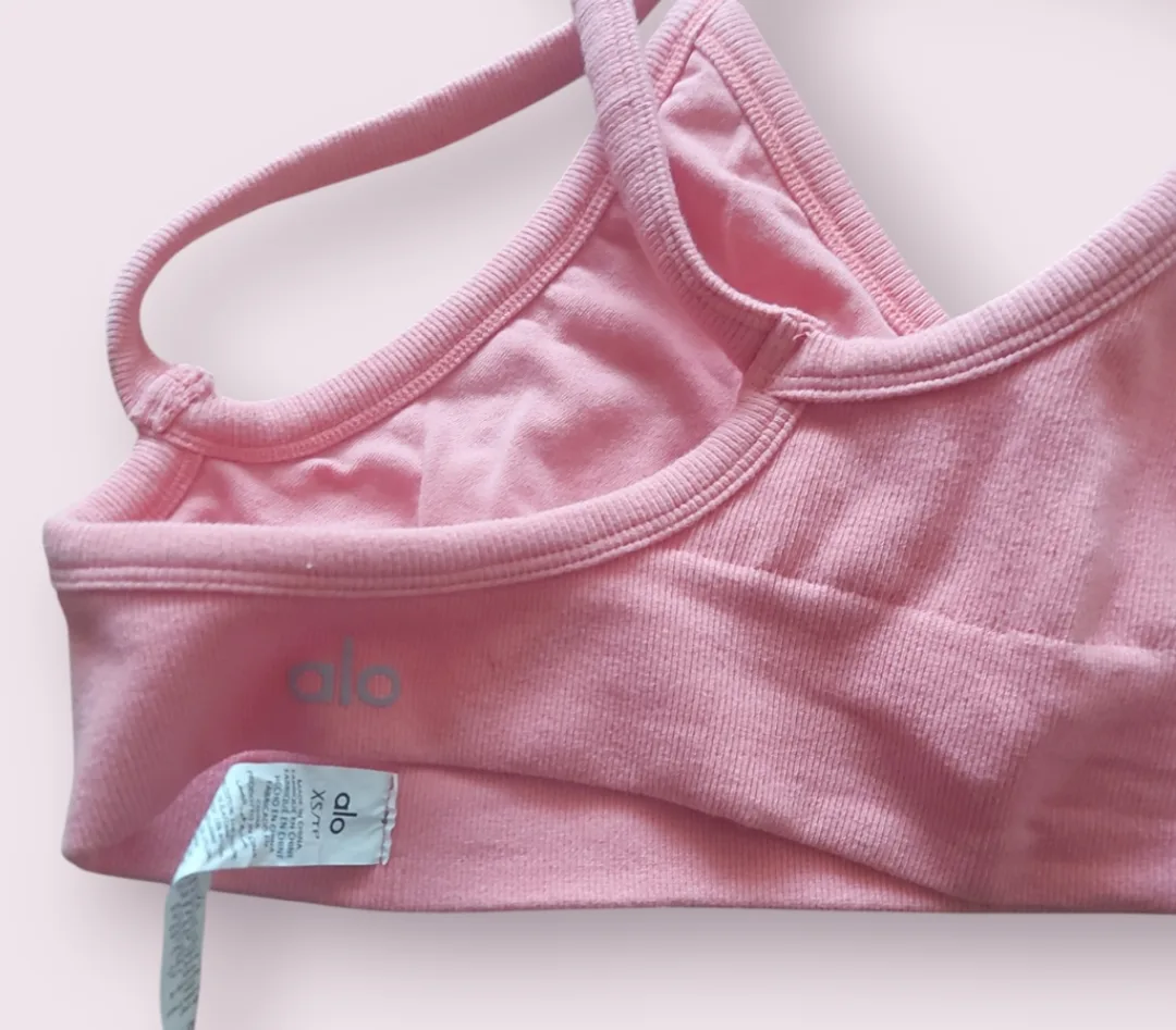 Alo Yoga Pink Sports Bra