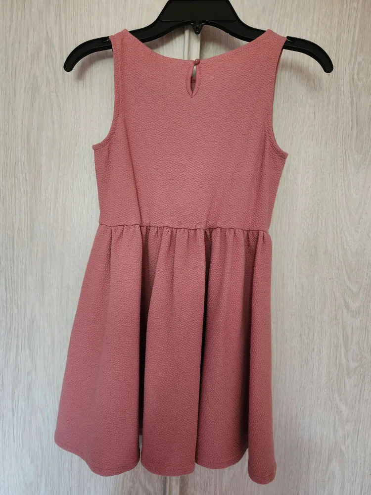 Kid Girl Pink  Dress with Bow - Size 6 image indicator(2)