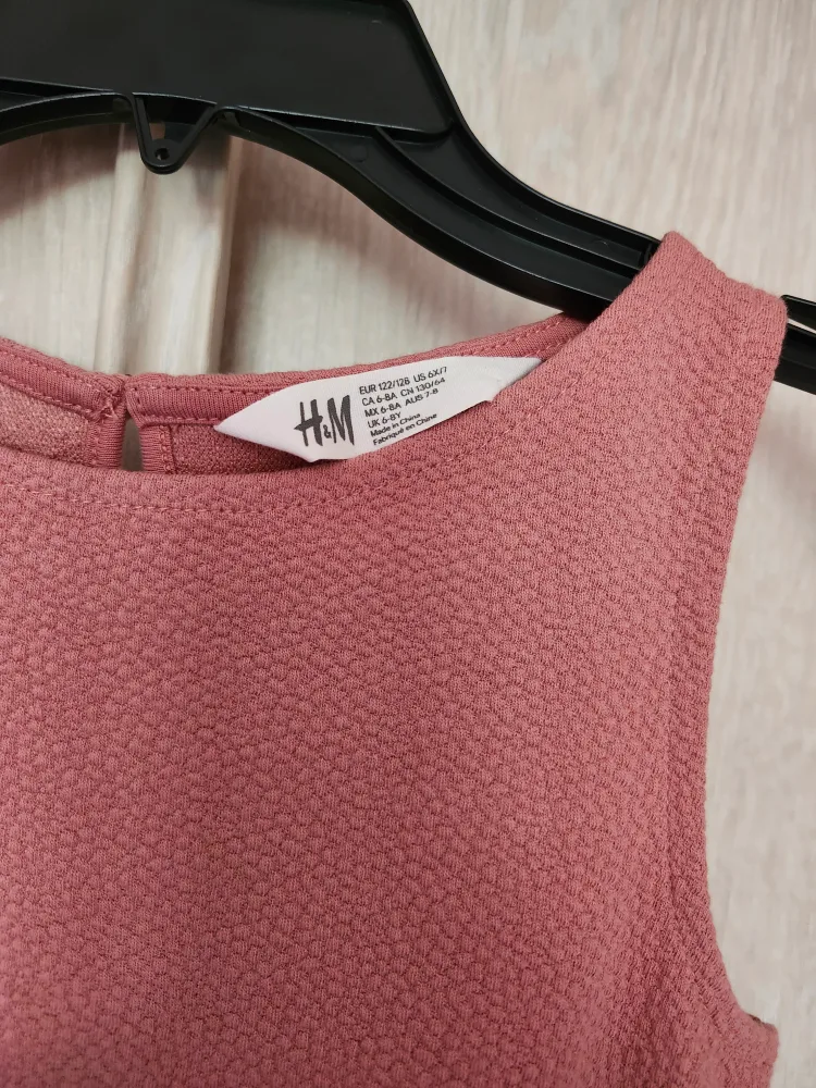 Kid Girl Pink  Dress with Bow - Size 6 image indicator(3)