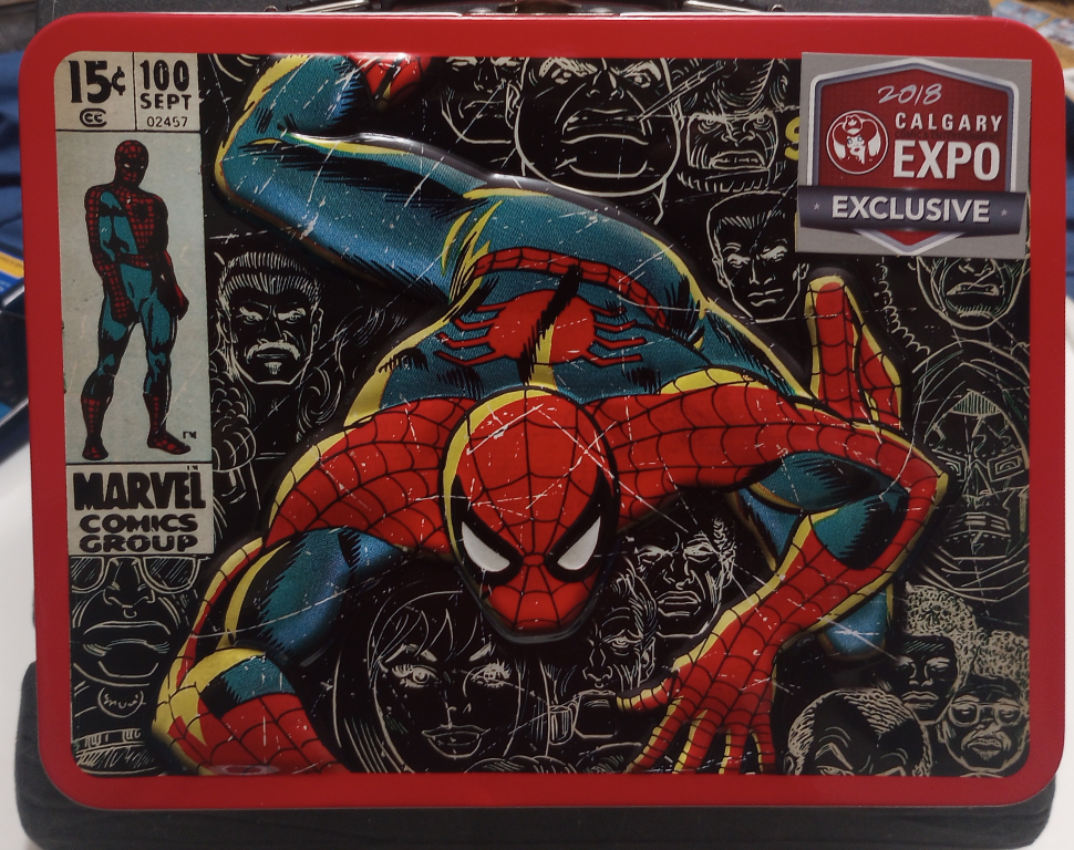 Marvel Spider-Man Large Tin Tote Lunchbox