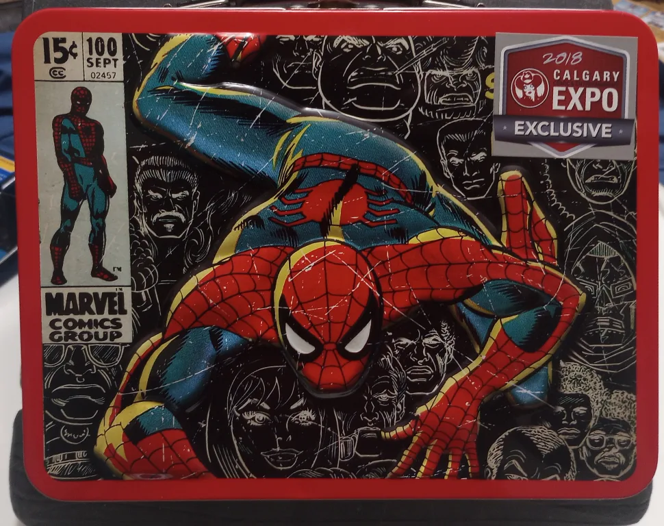 Marvel Spider-Man Large Tin Tote Lunchbox thumbnail