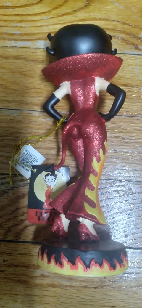 Naughty Betty Boop Figurine Ruby One Piece Pantsuit 7” image indicator(2)