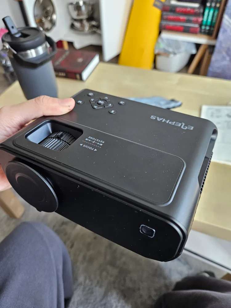 Elephas Mini Projector with Carrying Case image indicator(3)