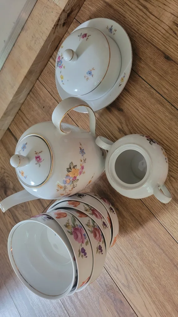 Floral Teapot Set💚🥕 thumbnail