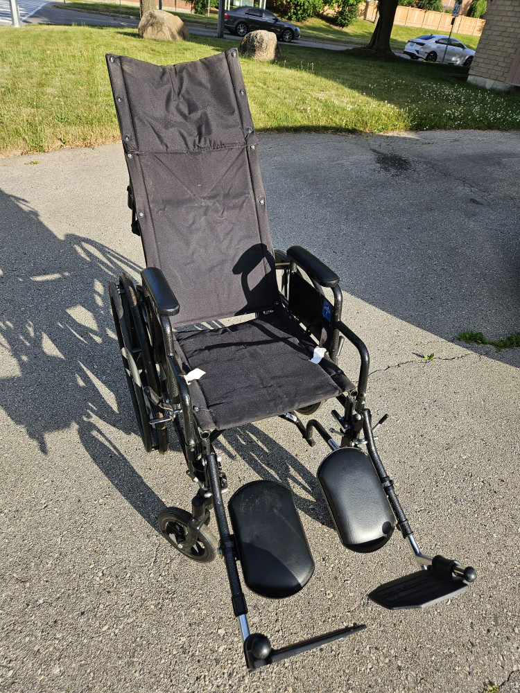 Medline Folding Cloth Wheelchair