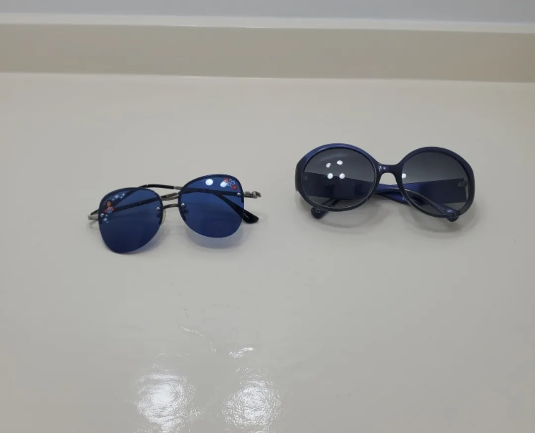 2 pairs of Sunglasses - Blue #freecycle thumbnail