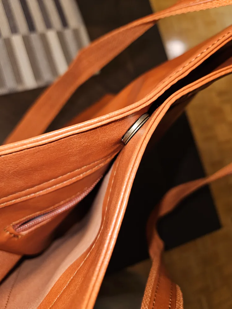 New Brown Leather Handbag from Omelia & Oliver image indicator(3)