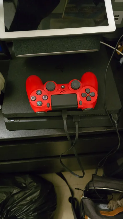 PS4 Slim 1TB Console with Red Controller* thumbnail