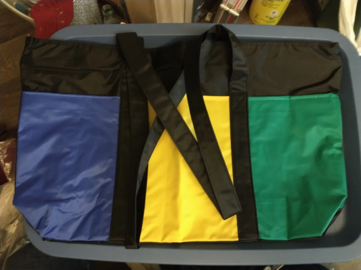 NEW!!! COLOURFUL LARGE TOTE BAG thumbnail