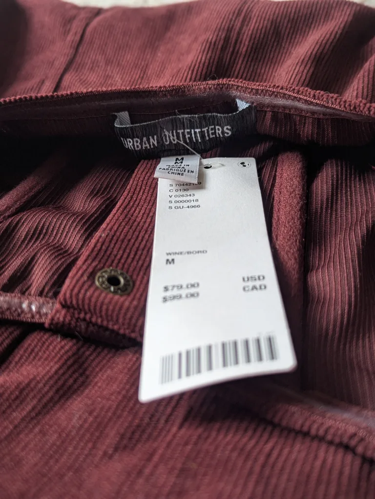 Urban Outfitters Corduroy Dress - brand new with tags! image indicator(5)