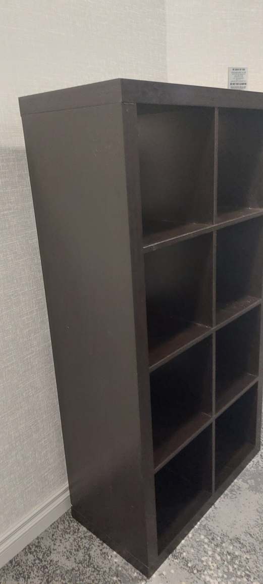 8-cube Dark Brown Ikea Kallax Storage Unit - photo 2