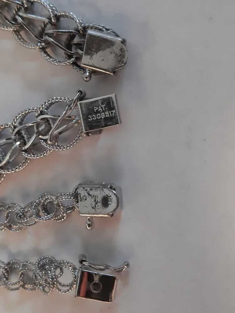 Vintage Sterling Silver Charm Bracelets image indicator(3)