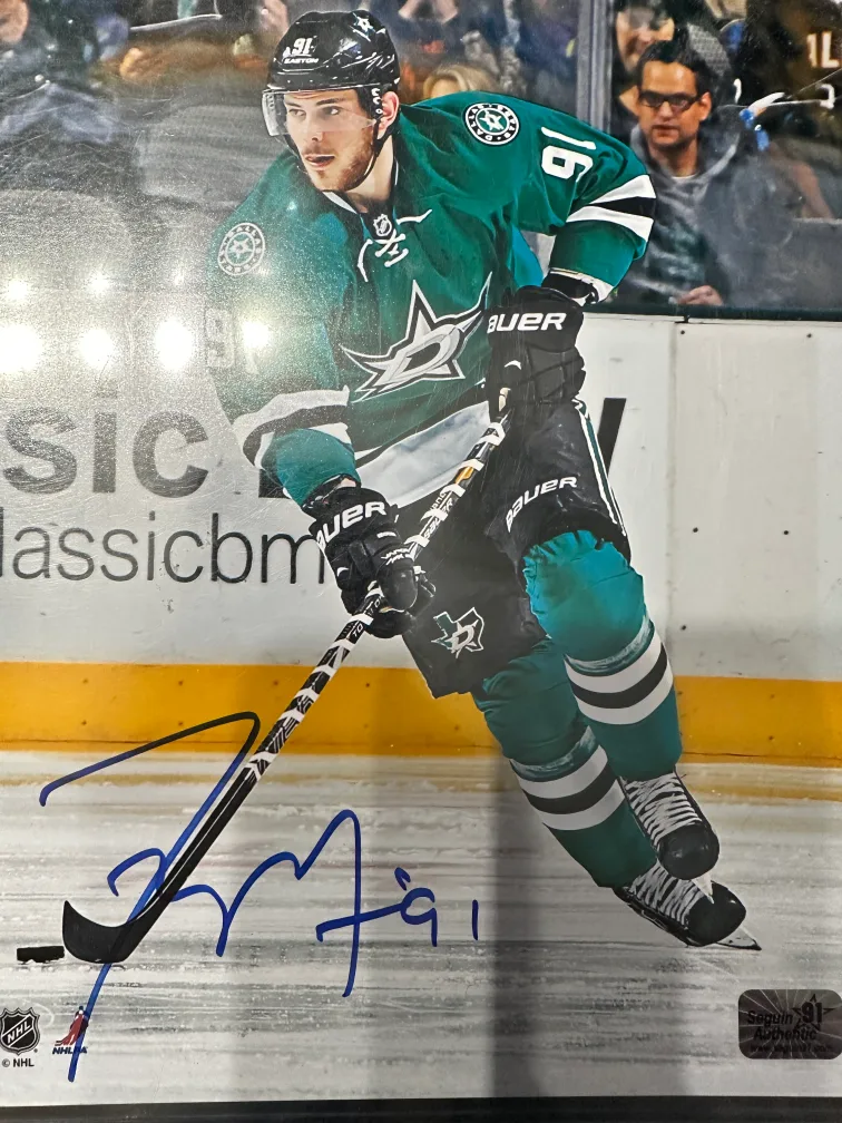 Authenticated Tyler Seguin Autographed Dallas Stars Photo