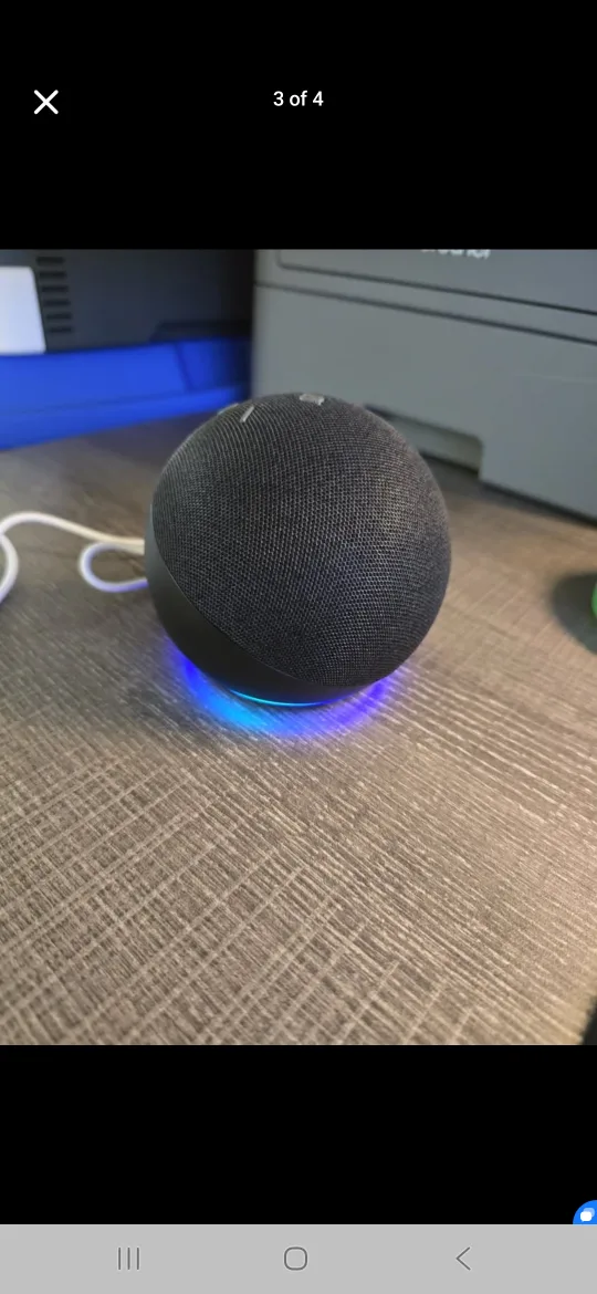 Amazon Echo Dot 4th Gen Smart Bluetooth speaker Alexa -Charcoal image indicator(3)