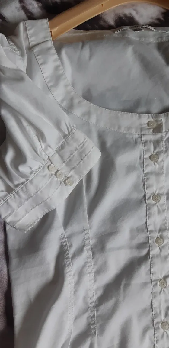 Zara Woman White Blouse image indicator(3)