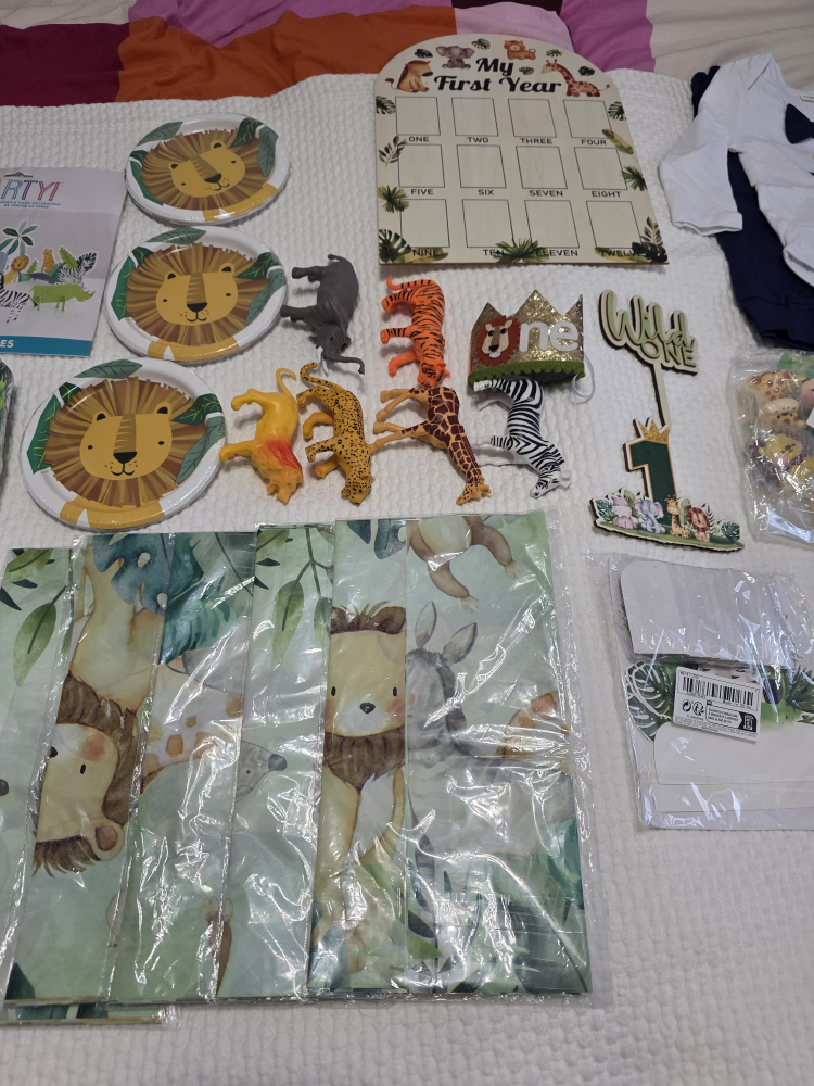 Jungle Theme 1st Birthday Party Decorations - photo 3