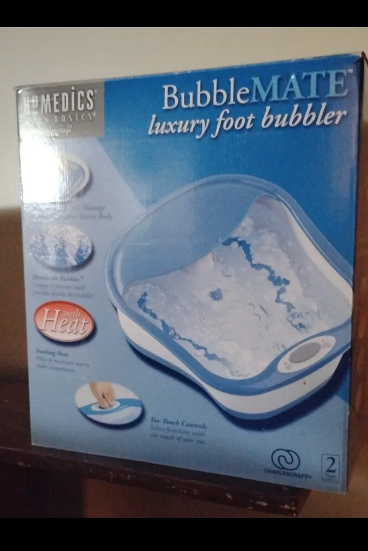 Homedics BubbleMate Luxury Foot Bubbler thumbnail