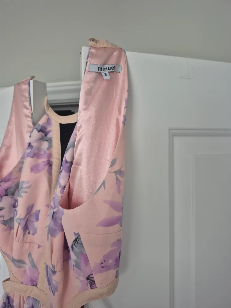 Minuet Floral Cutout Maxi Dress - Size S thumbnail